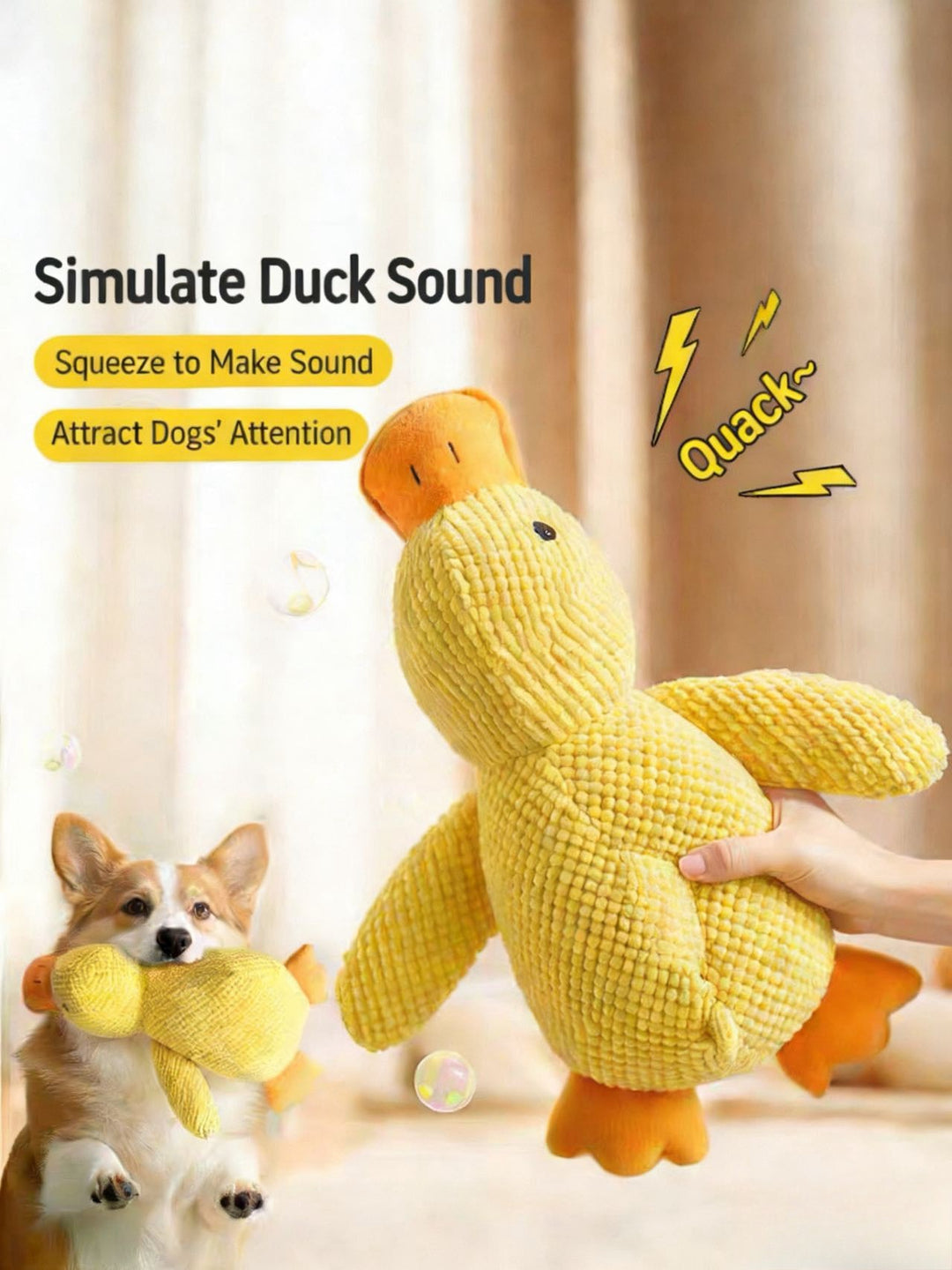 Calming Duck Dog Toy
